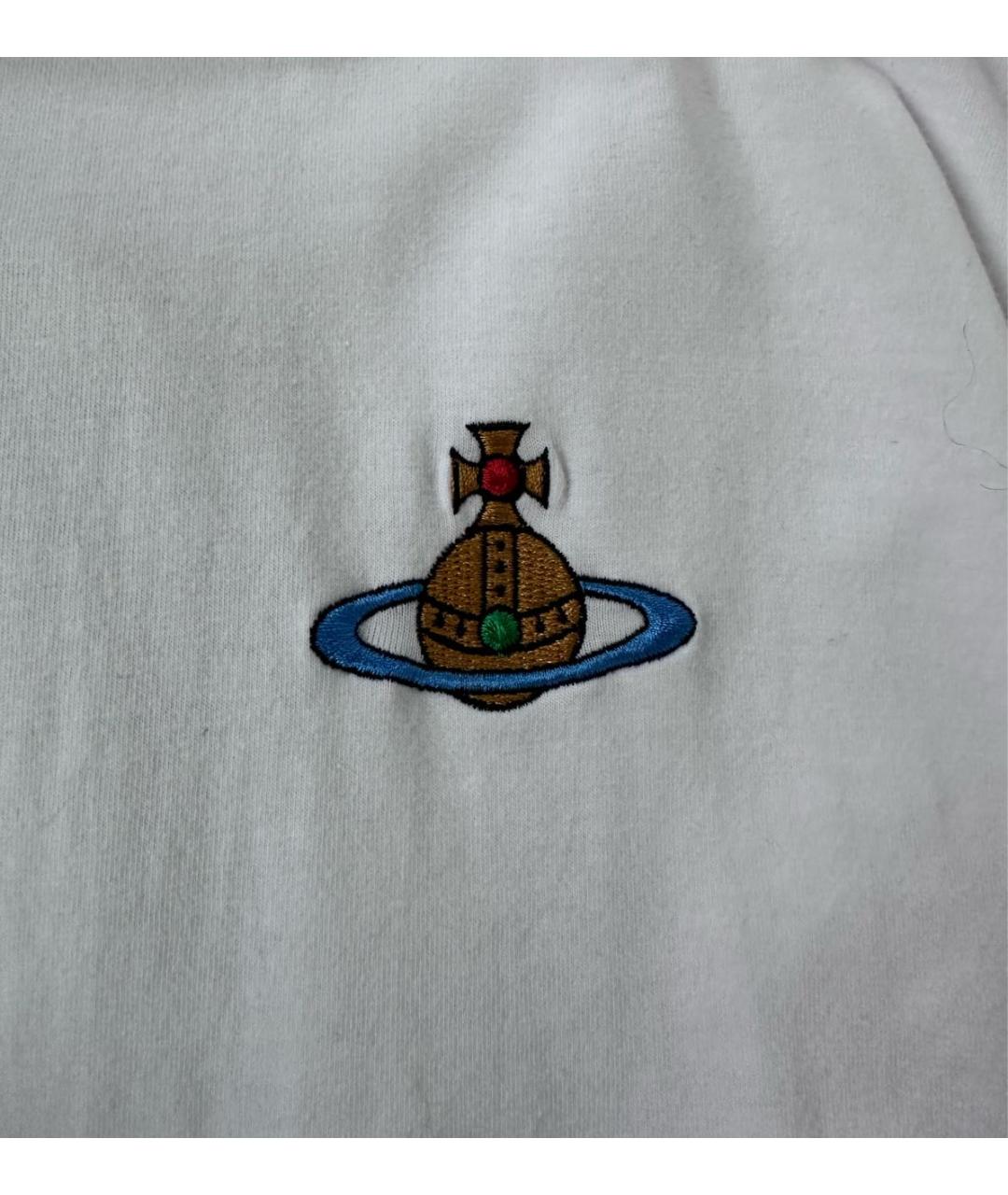 VIVIENNE WESTWOOD Белое хлопковое повседневное платье, фото 4