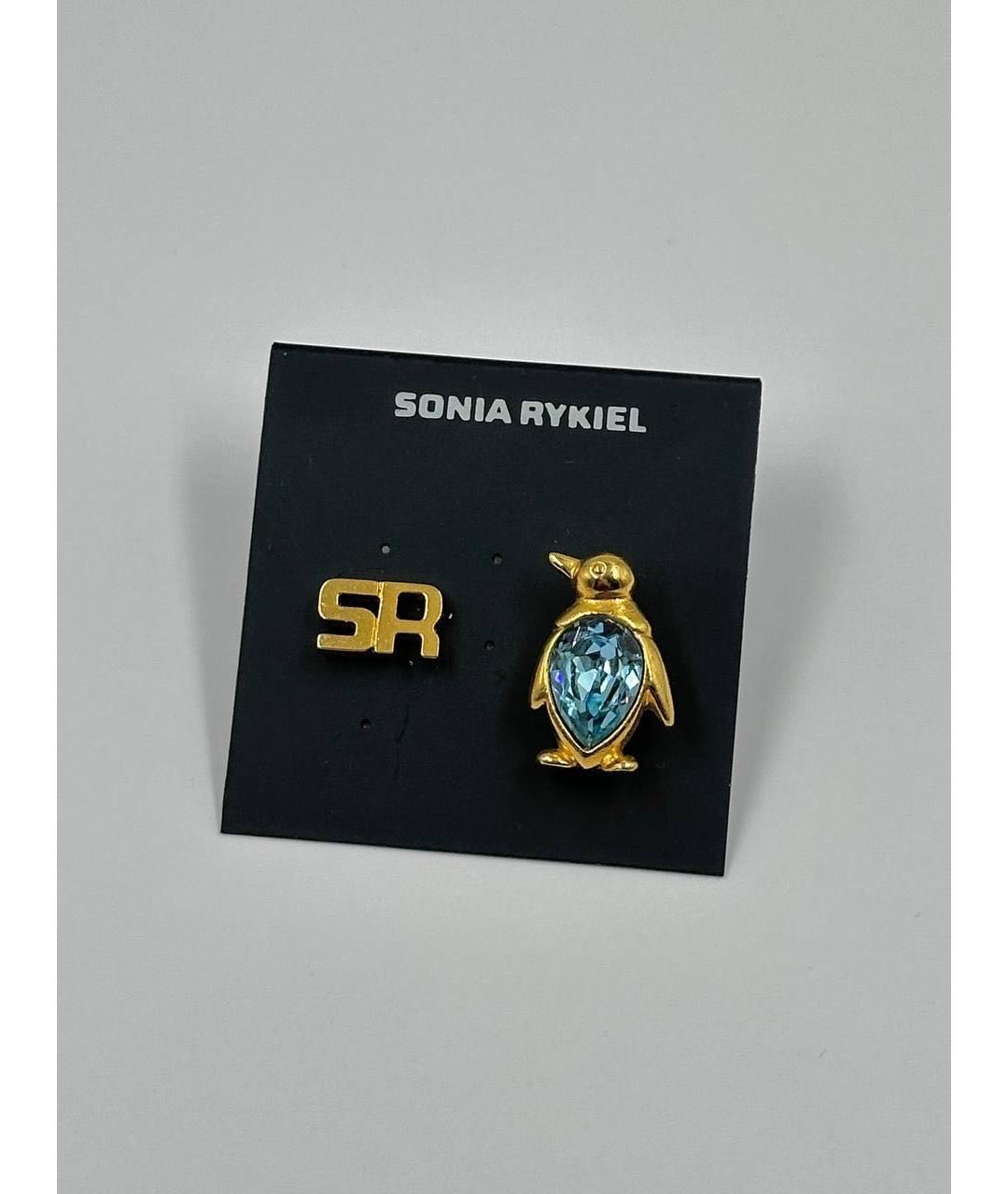 SONIA RYKIEL Золотая позолоченная булавка / брошь, фото 6