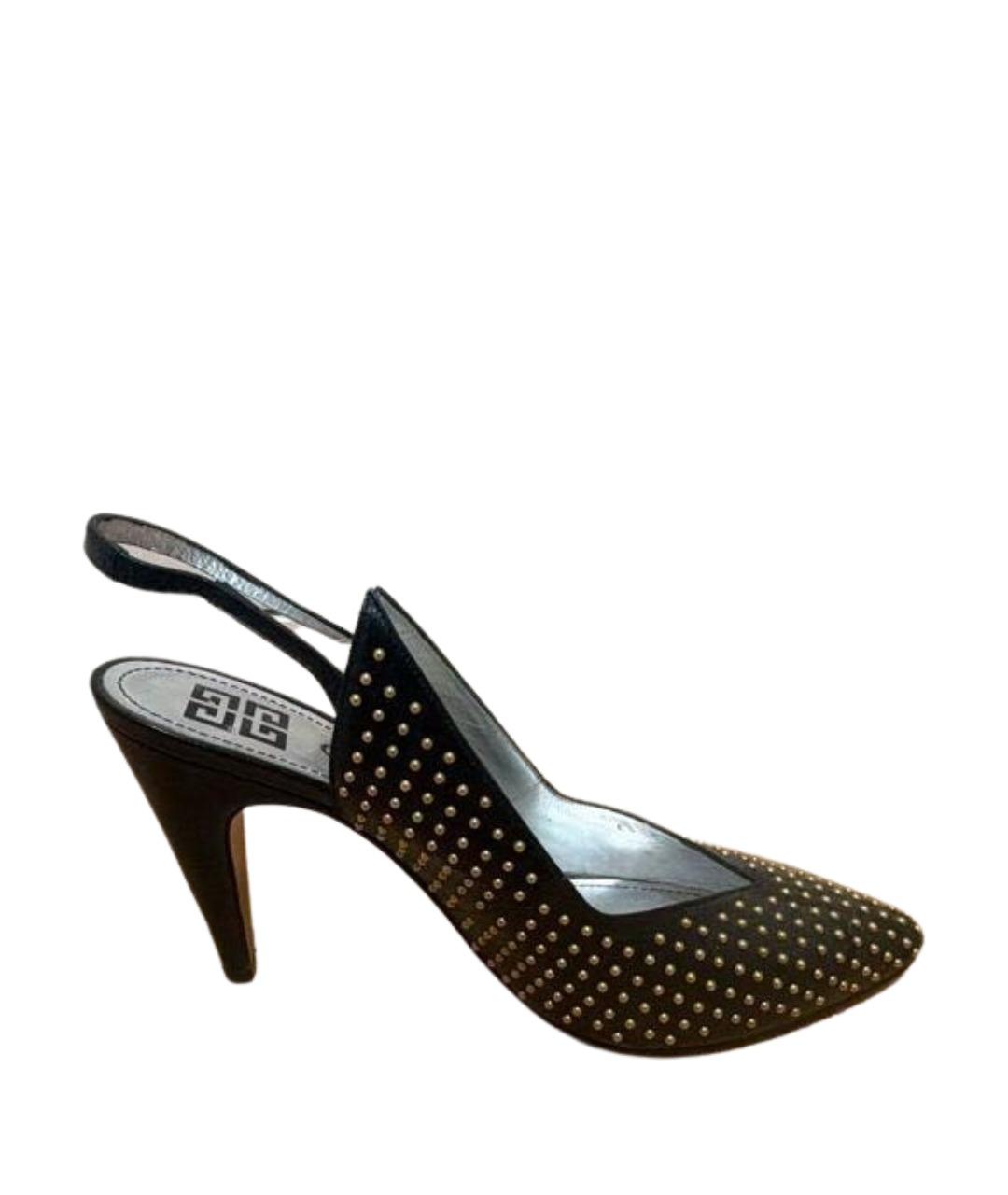 GIVENCHY Черные кожаные туфли, фото 1