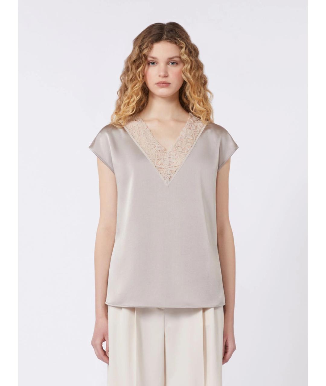 WEEKEND MAX MARA Полиэстеровая блузы, фото 3