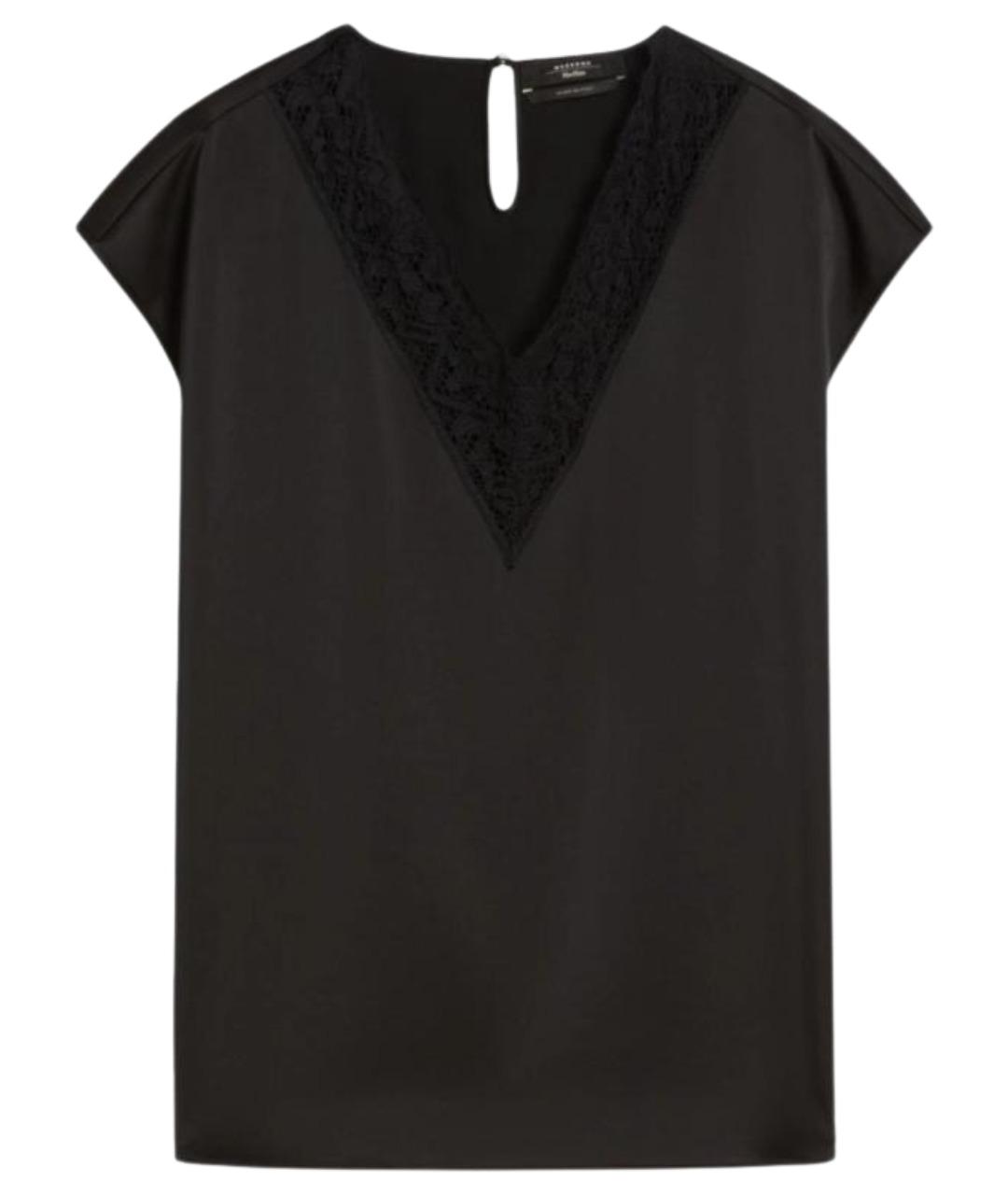 WEEKEND MAX MARA Черная полиэстеровая блузы, фото 1