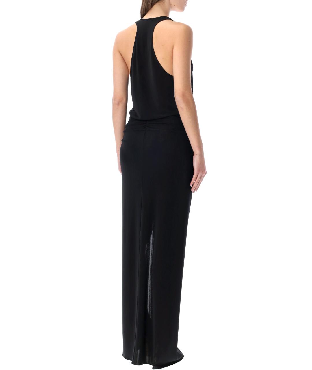THE ANDAMANE Черное полиэстеровое вечернее платье, фото 3