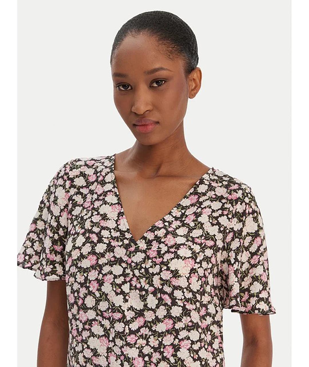 WEEKEND MAX MARA Мульти шелковое повседневное платье, фото 4