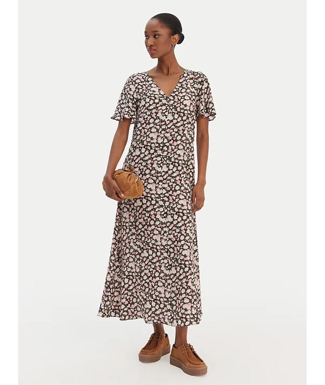 WEEKEND MAX MARA Мульти шелковое повседневное платье, фото 2