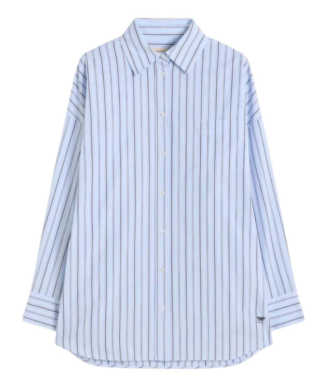 WEEKEND MAX MARA Голубая хлопковая рубашка, фото 1