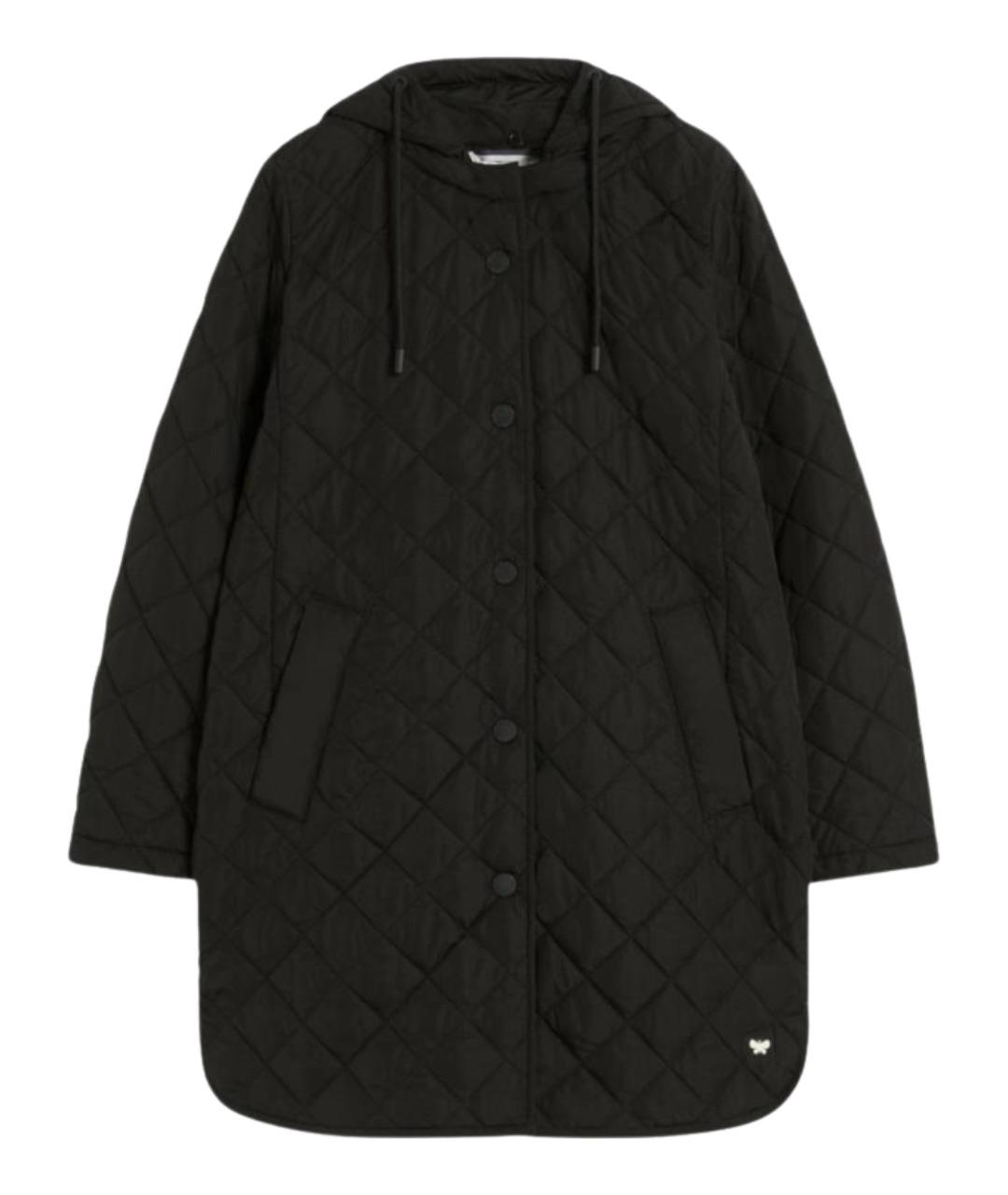 WEEKEND MAX MARA Черный полиэстеровый пуховик, фото 1