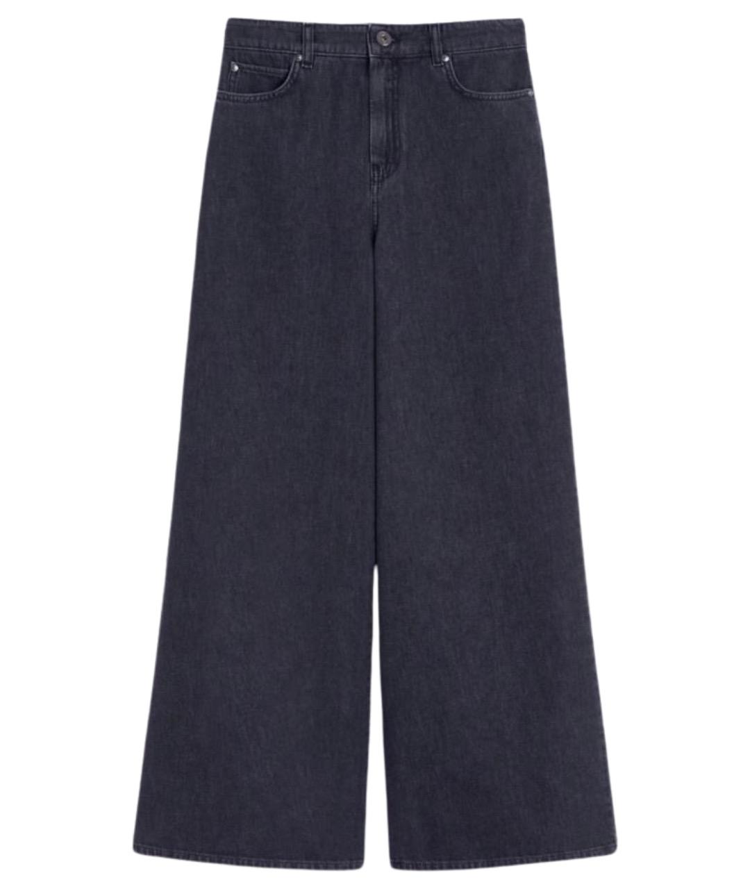 WEEKEND MAX MARA Синие хлопковые прямые джинсы, фото 1
