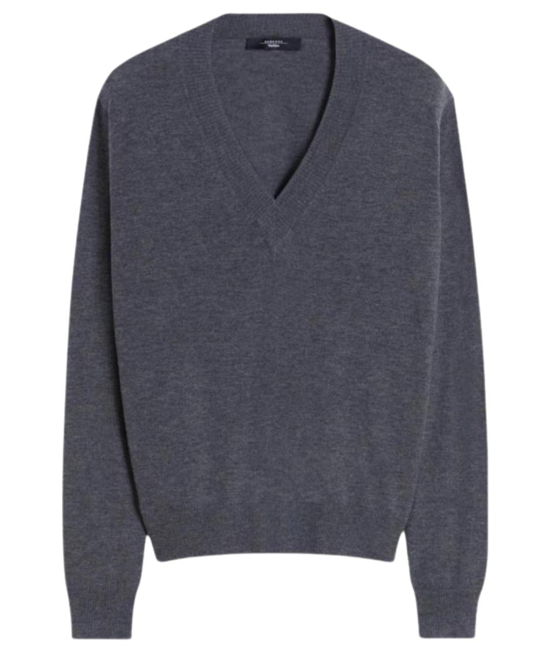 WEEKEND MAX MARA Серая шерстяная водолазка, фото 1