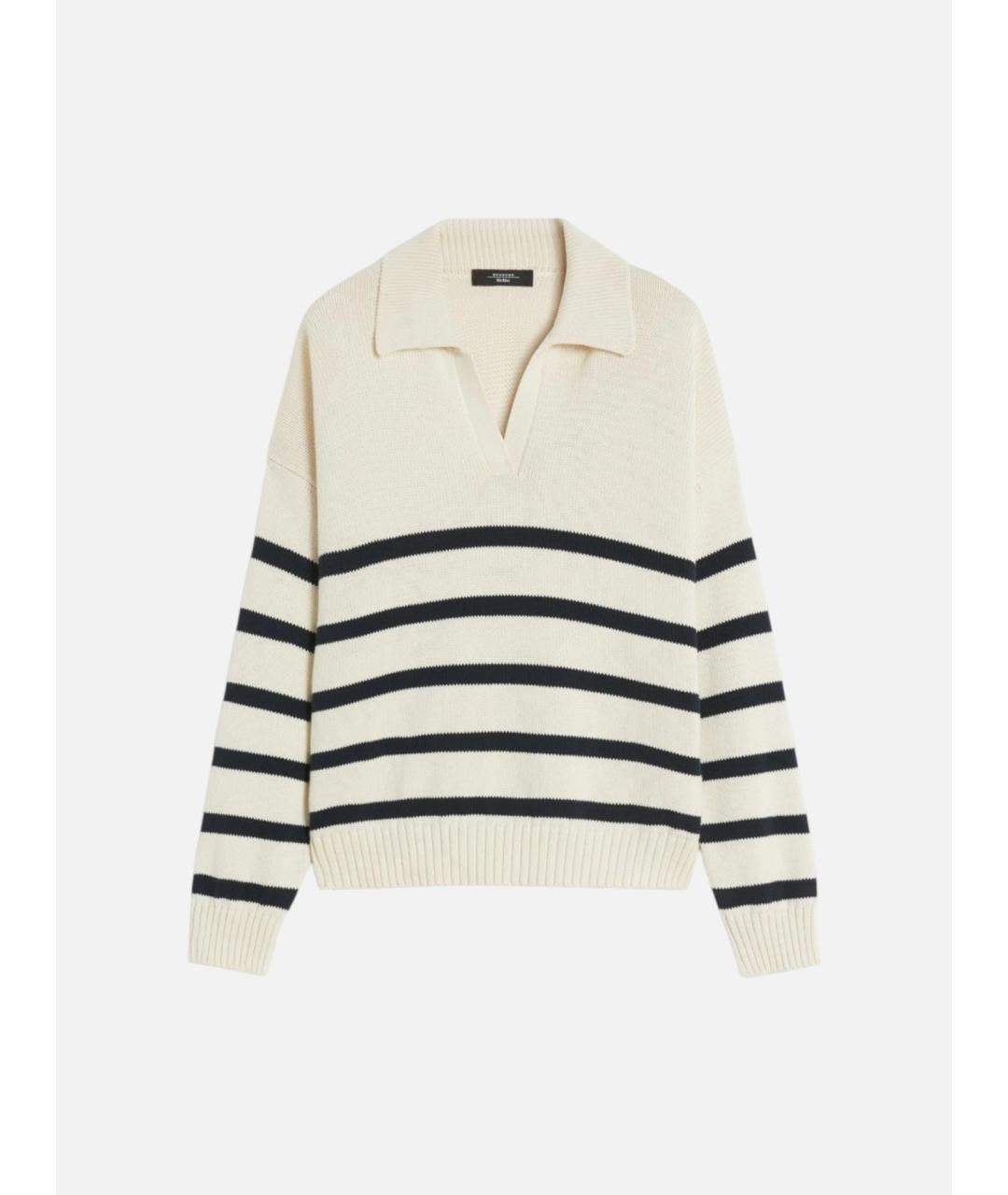 WEEKEND MAX MARA Мульти хлопковый джемпер / свитер, фото 6