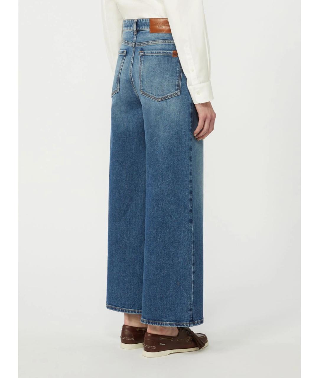 WEEKEND MAX MARA Хлопковые джинсы клеш, фото 4