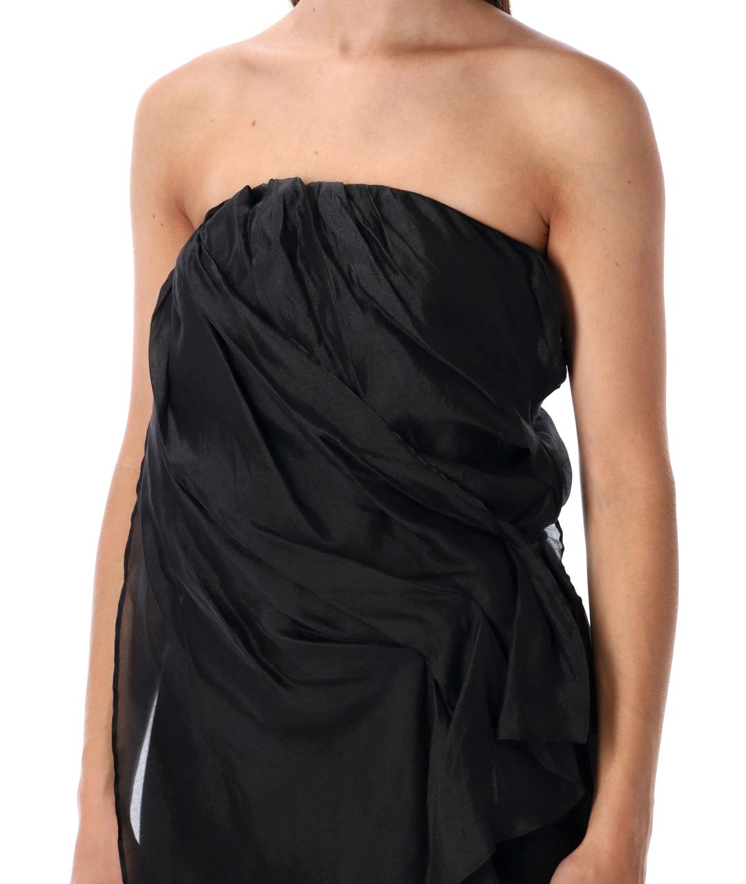 THE GARMENT Черная вискозная майка, фото 4