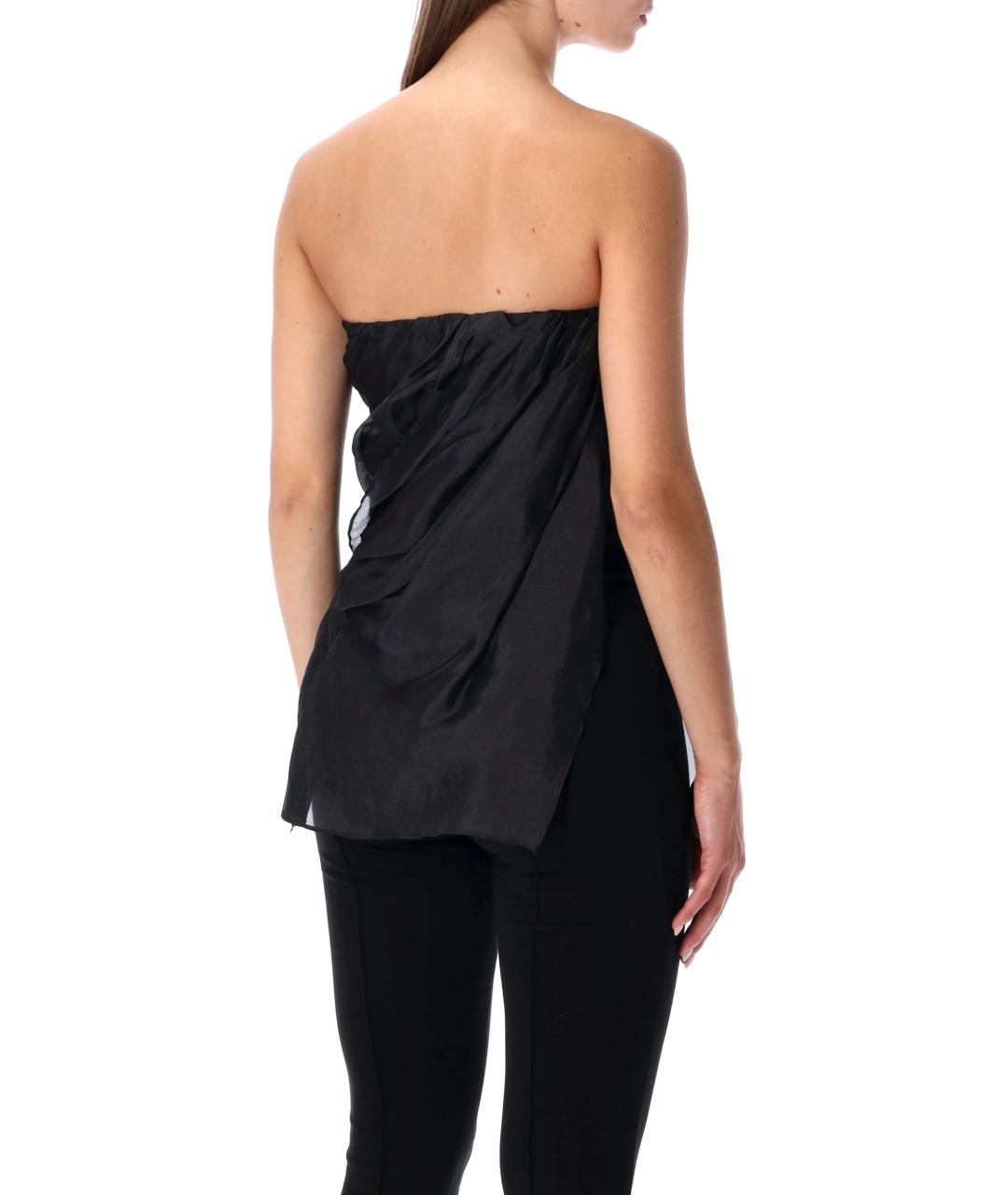 THE GARMENT Черная вискозная майка, фото 3