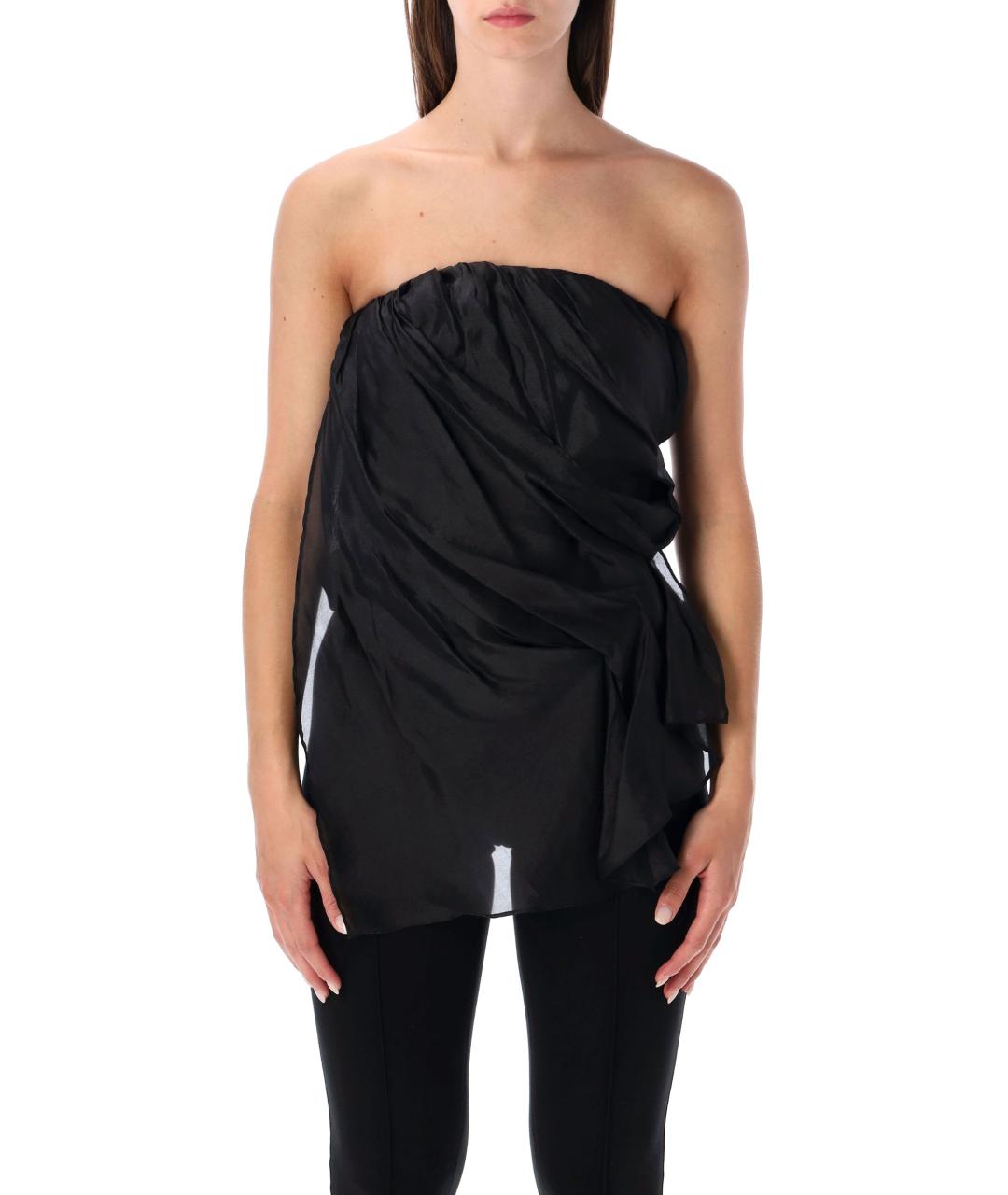 THE GARMENT Черная вискозная майка, фото 2