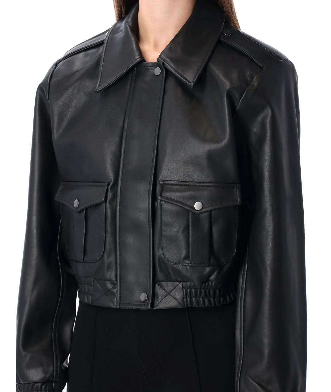 THE GARMENT Черная кожаная куртка, фото 4