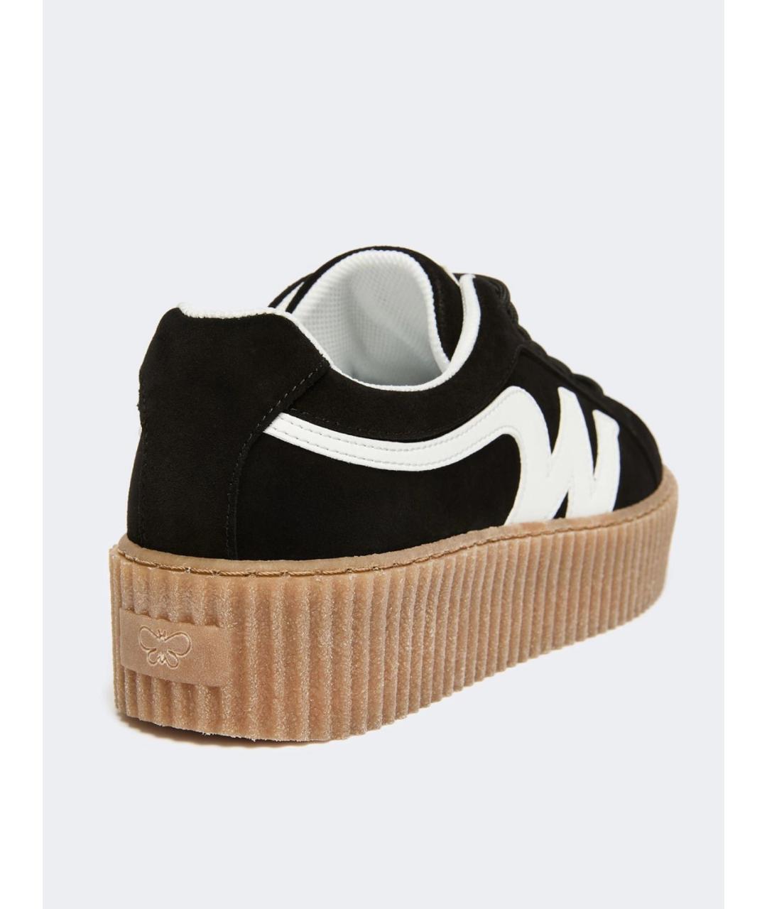 WEEKEND MAX MARA Черные синтетические кроссовки, фото 4