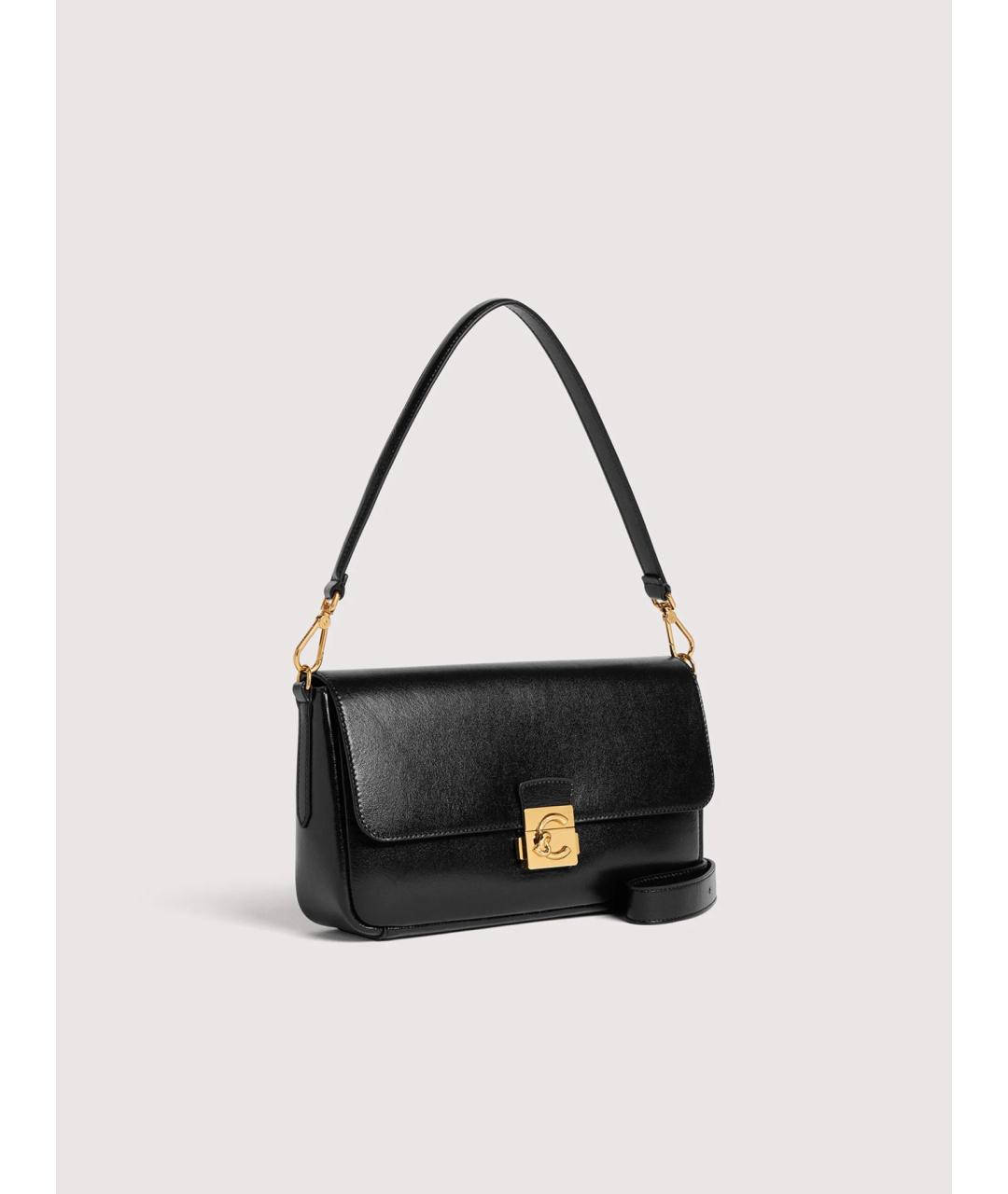 COCCINELLE Черная кожаная сумка через плечо, фото 4