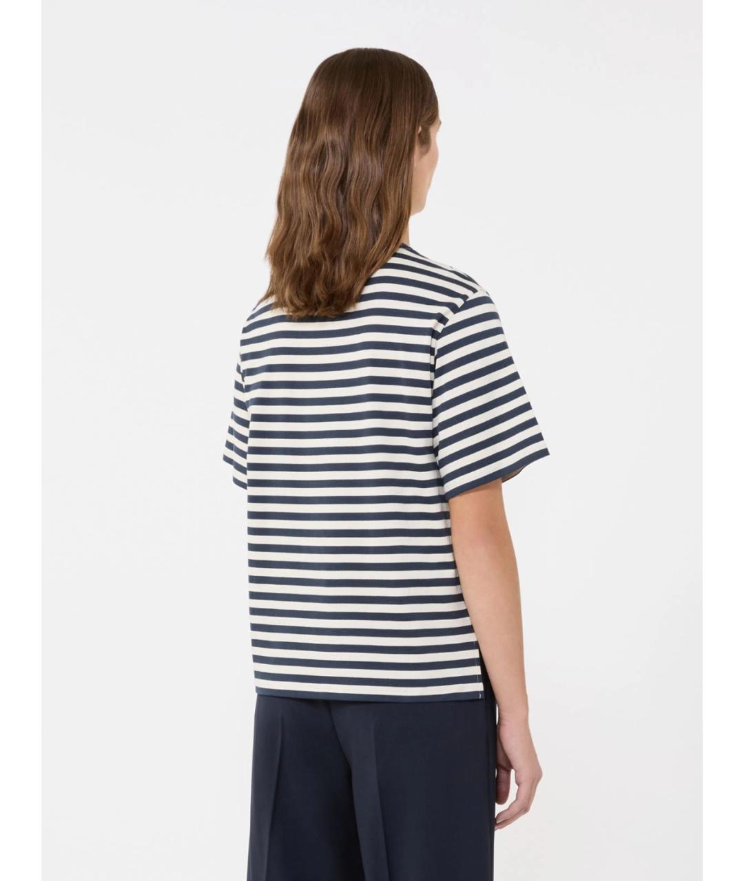 WEEKEND MAX MARA Мульти хлопковая футболка, фото 4