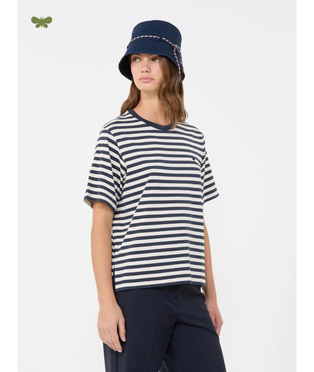 WEEKEND MAX MARA Мульти хлопковая футболка, фото 5