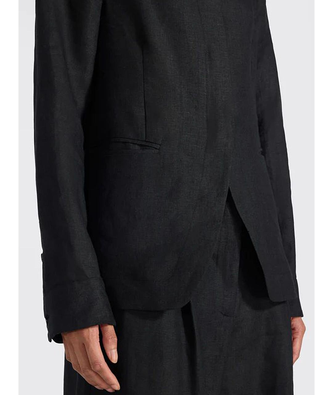 LIVIANA CONTI Антрацитовый шерстяной жакет/пиджак, фото 4