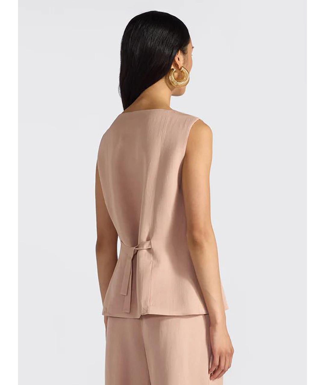 LIVIANA CONTI Розовая вискозная жилетка, фото 3