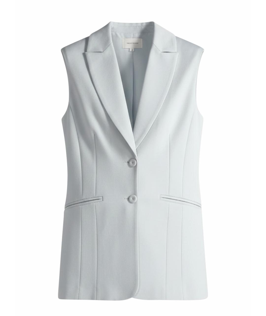 LIVIANA CONTI Голубая вискозная жилетка, фото 1