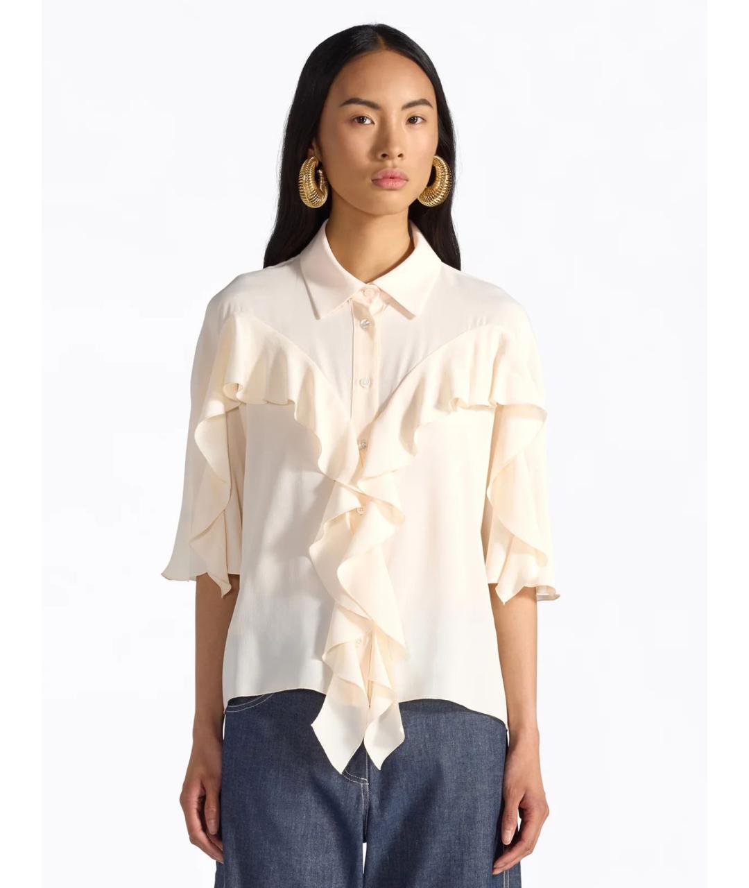 LIVIANA CONTI Шелковая блузы, фото 2