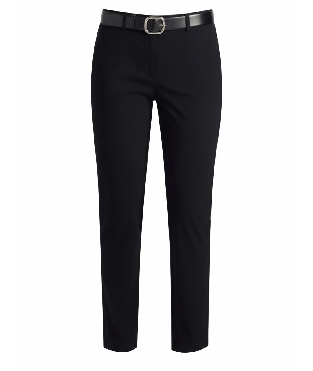 LIVIANA CONTI Черные вискозные брюки узкие, фото 1