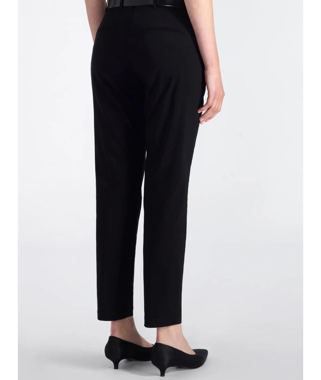 LIVIANA CONTI Черные вискозные брюки узкие, фото 2