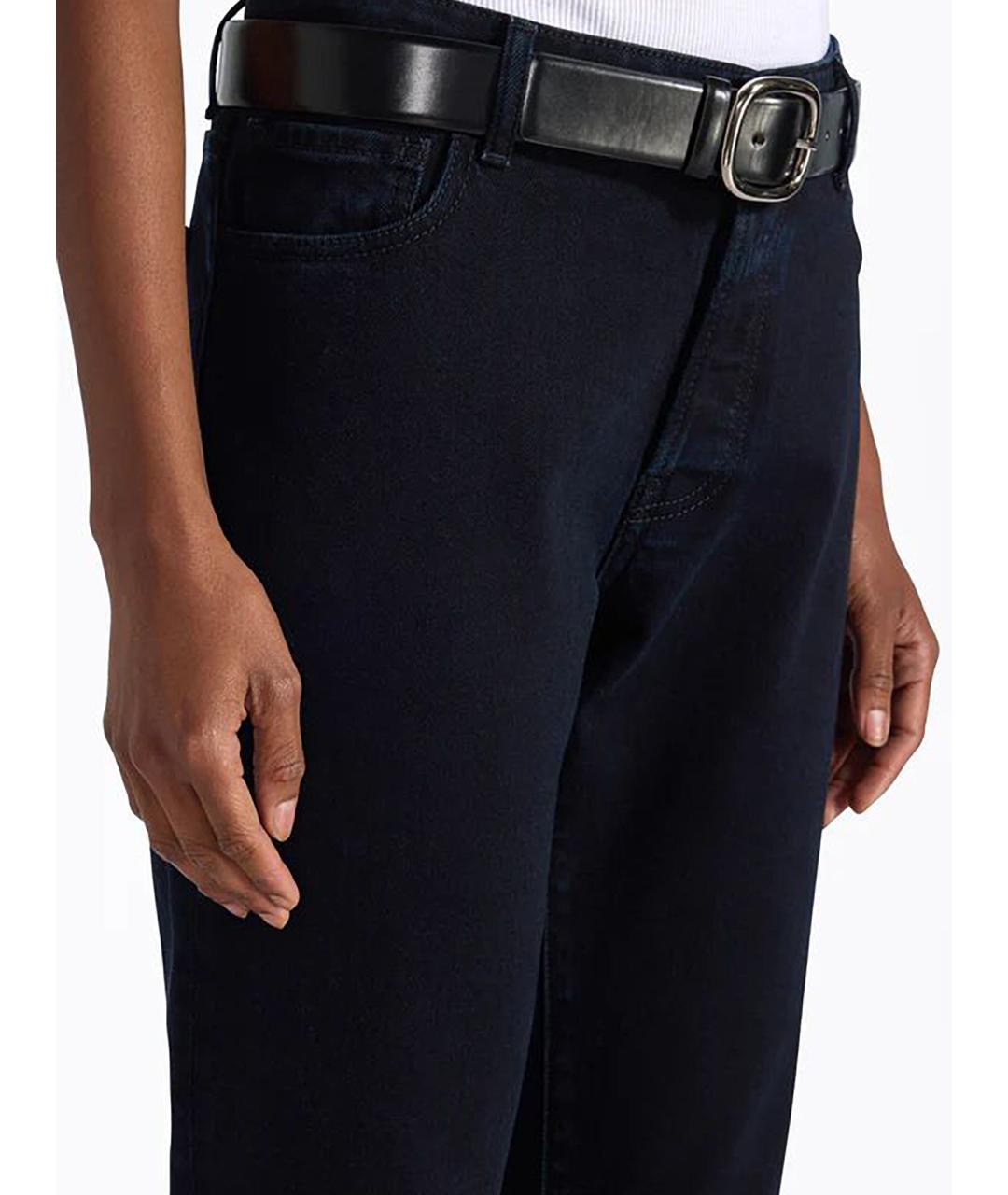 LIVIANA CONTI Темно-синие хлопковые джинсы слим, фото 3