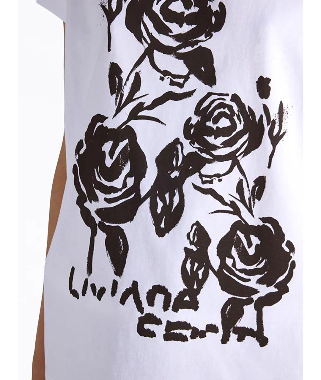 LIVIANA CONTI Белая хлопковая футболка, фото 3