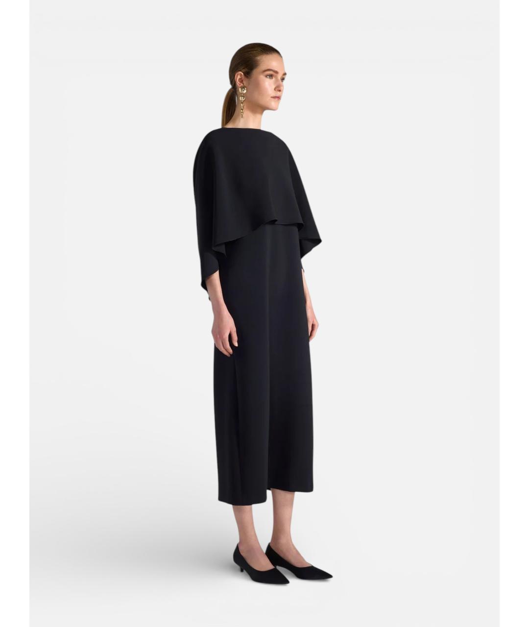 LIVIANA CONTI Черное полиэстеровое коктейльное платье, фото 5