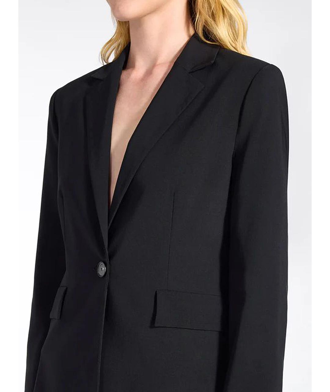 LIVIANA CONTI Черный вискозный жакет/пиджак, фото 3