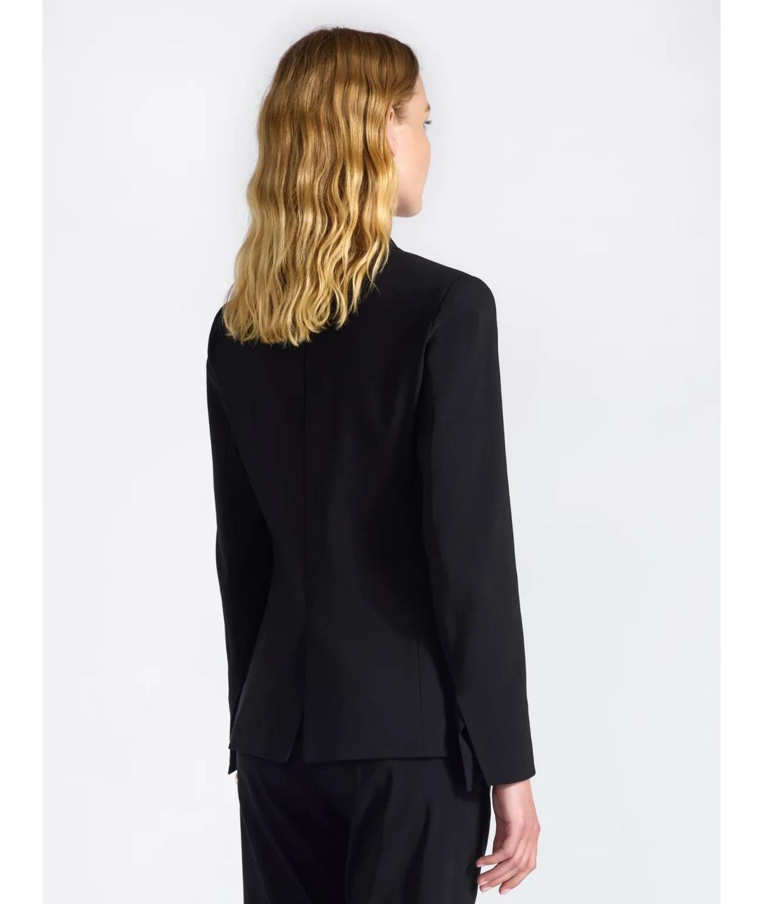 LIVIANA CONTI Черный вискозный жакет/пиджак, фото 2