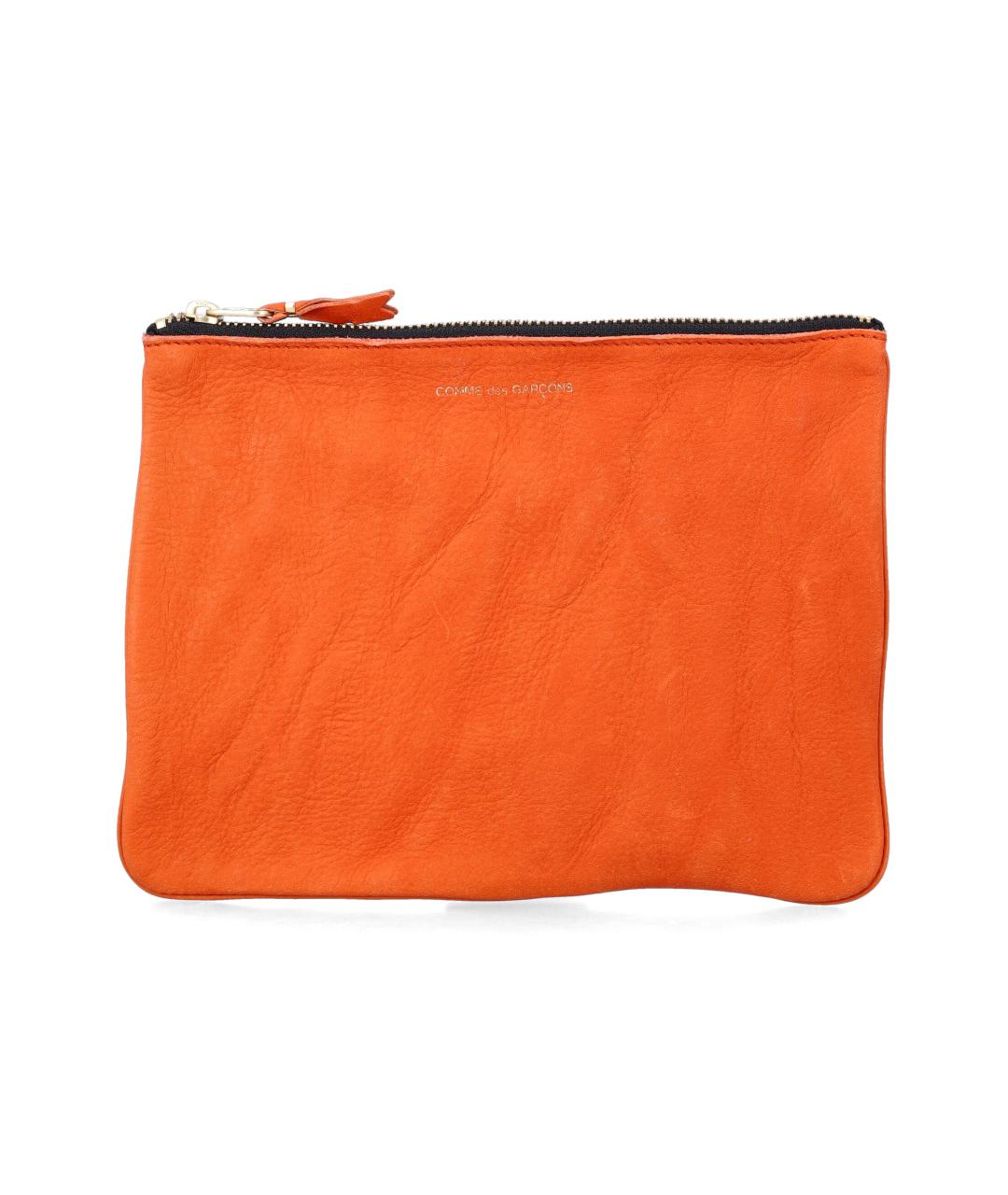 COMME DES GARÇONS WALLET Оранжевая кожаная папка для документов, фото 3