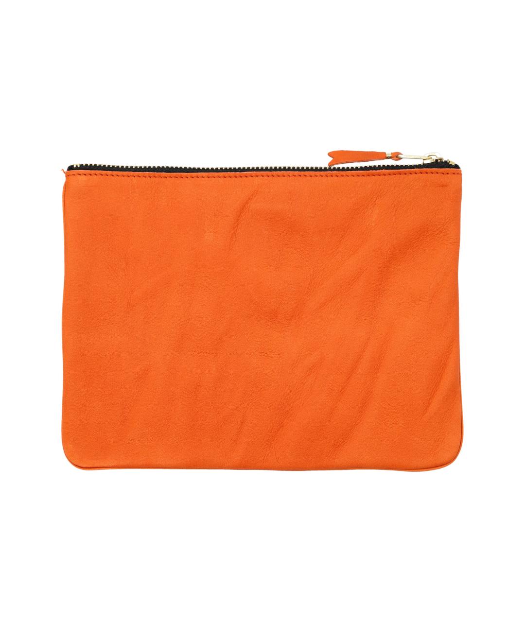 COMME DES GARÇONS WALLET Оранжевая кожаная папка для документов, фото 2