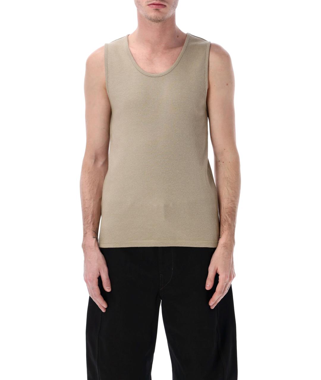 LEMAIRE Зеленая хлопковая майка, фото 1