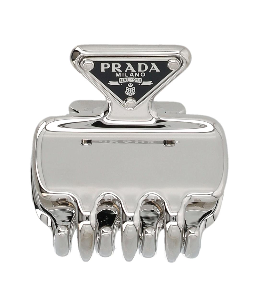 PRADA Серебряная заколка, фото 2