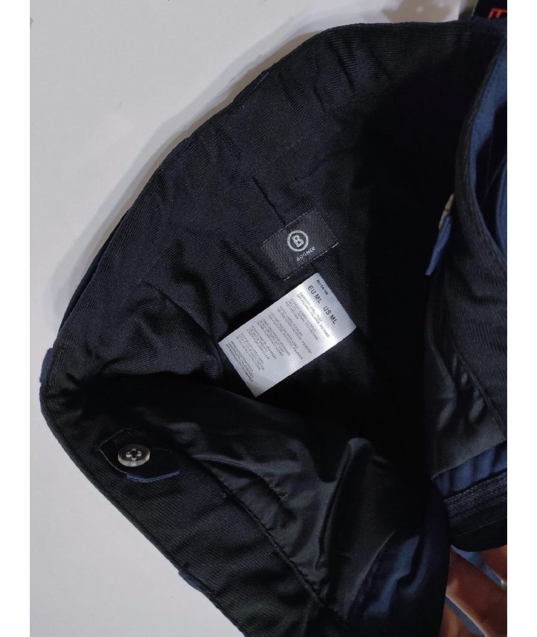 BOGNER Темно-синие полиэстеровые брюки и шорты, фото 4