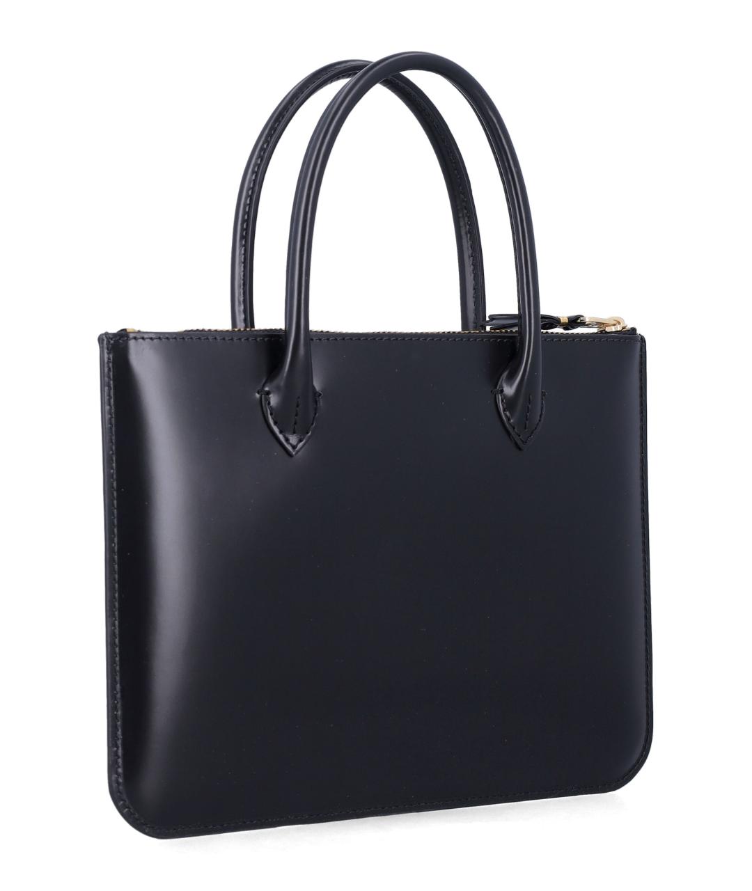 COMME DES GARÇONS WALLET Черный кожаный портфель, фото 2