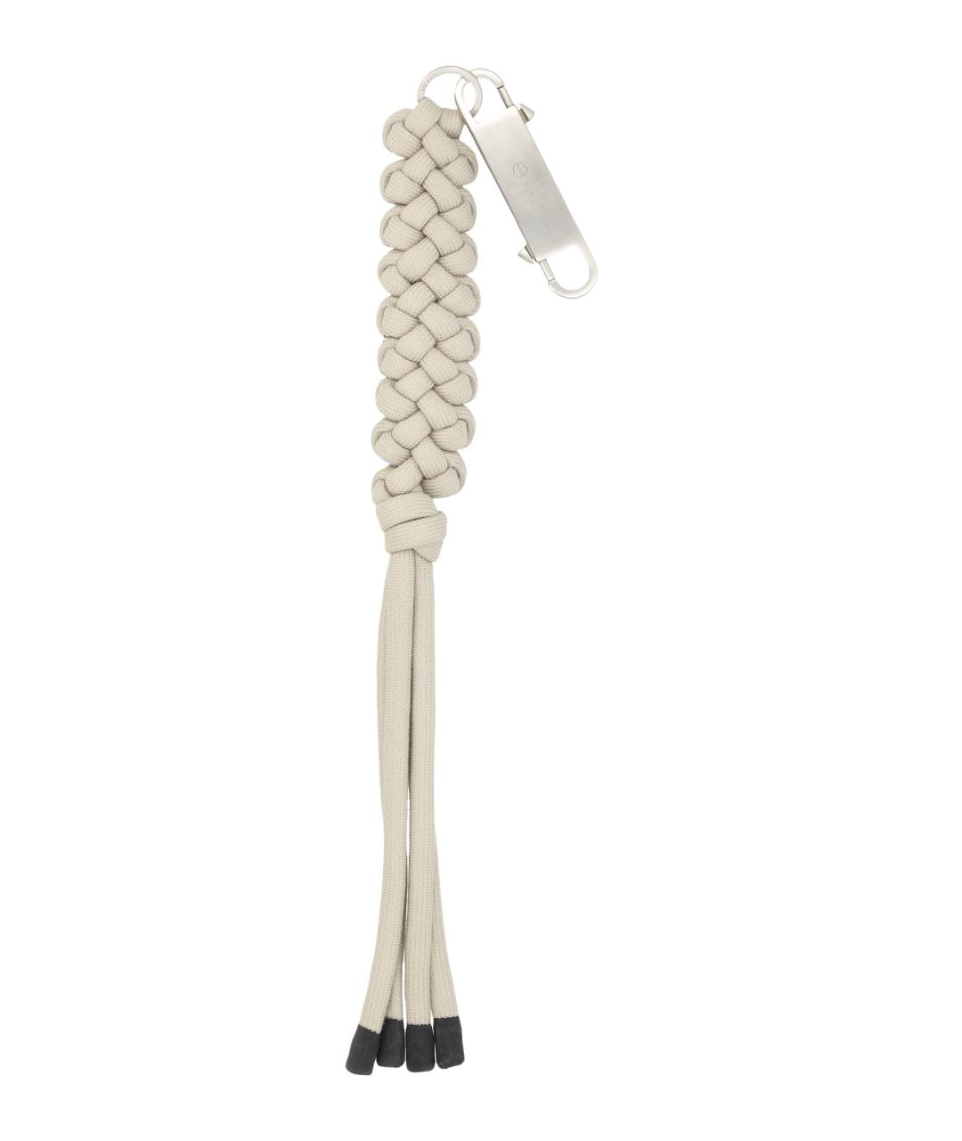 MONCLER Серый брелок, фото 1