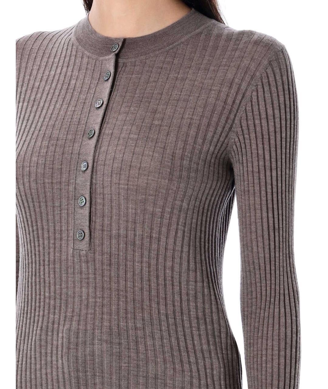 SOEUR Серый шерстяной джемпер / свитер, фото 3