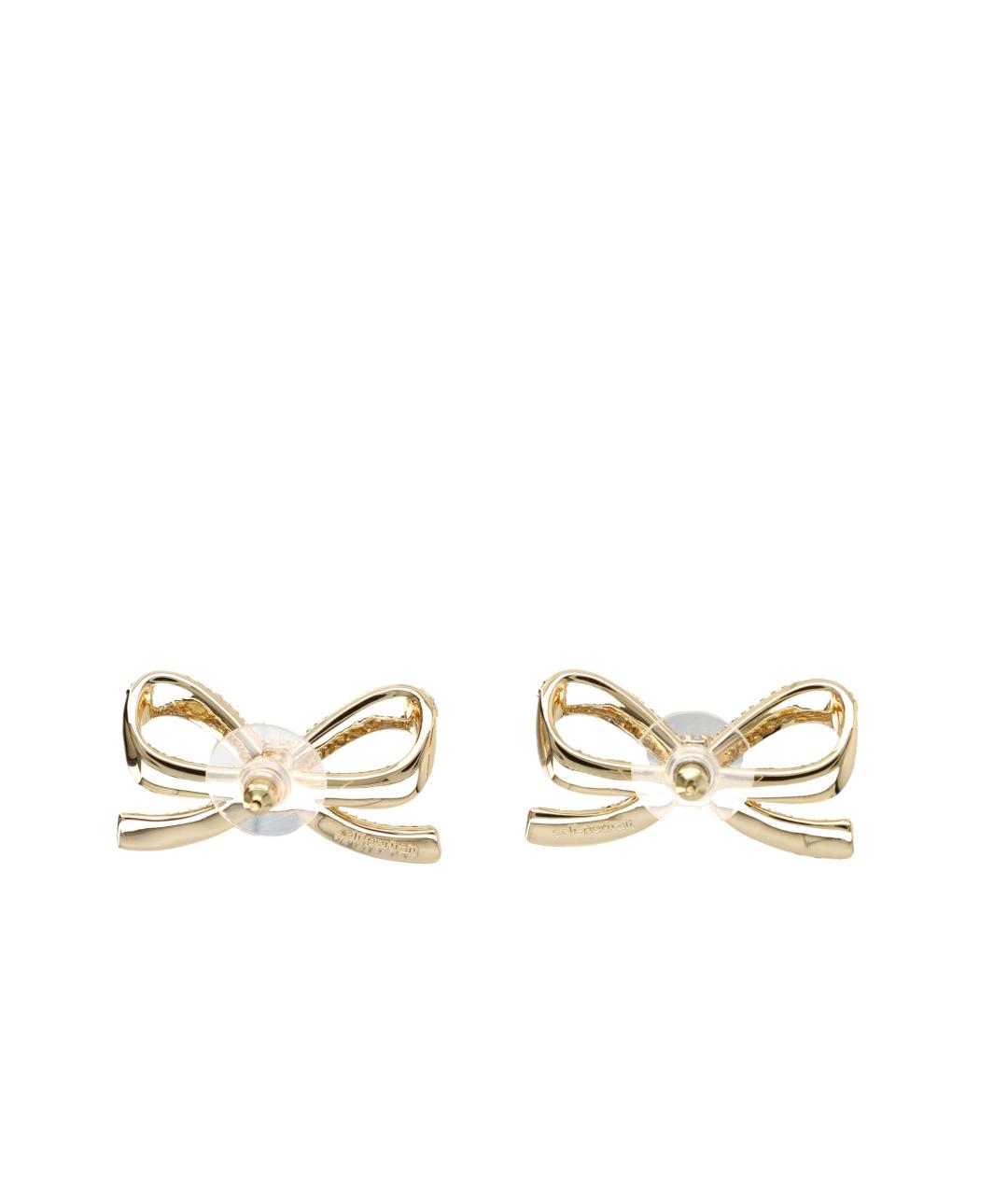 SELF-PORTRAIT Золотые металлические серьги, фото 2