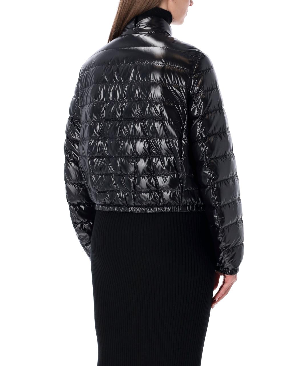 MONCLER Черная полиамидовая куртка, фото 2