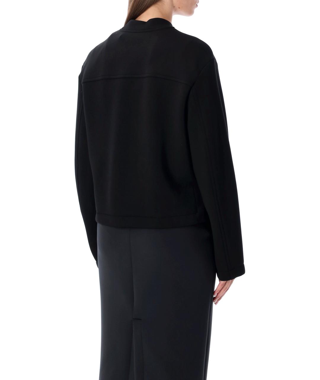 MONCLER Черный вискозный джемпер / свитер, фото 2