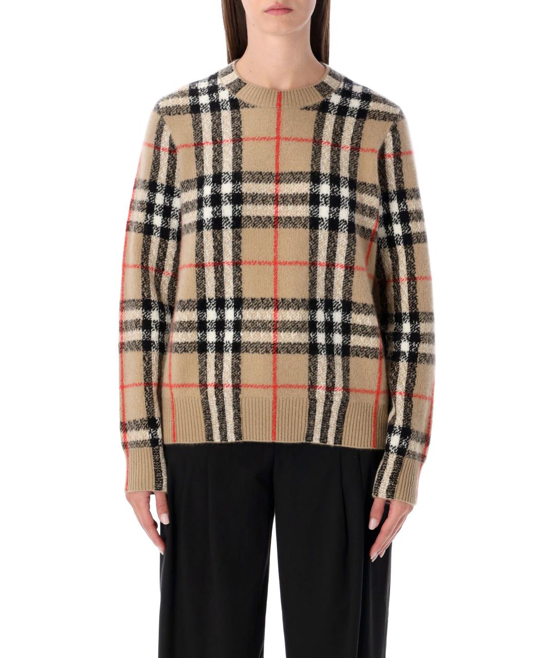 BURBERRY Мульти кашемировый джемпер / свитер, фото 1