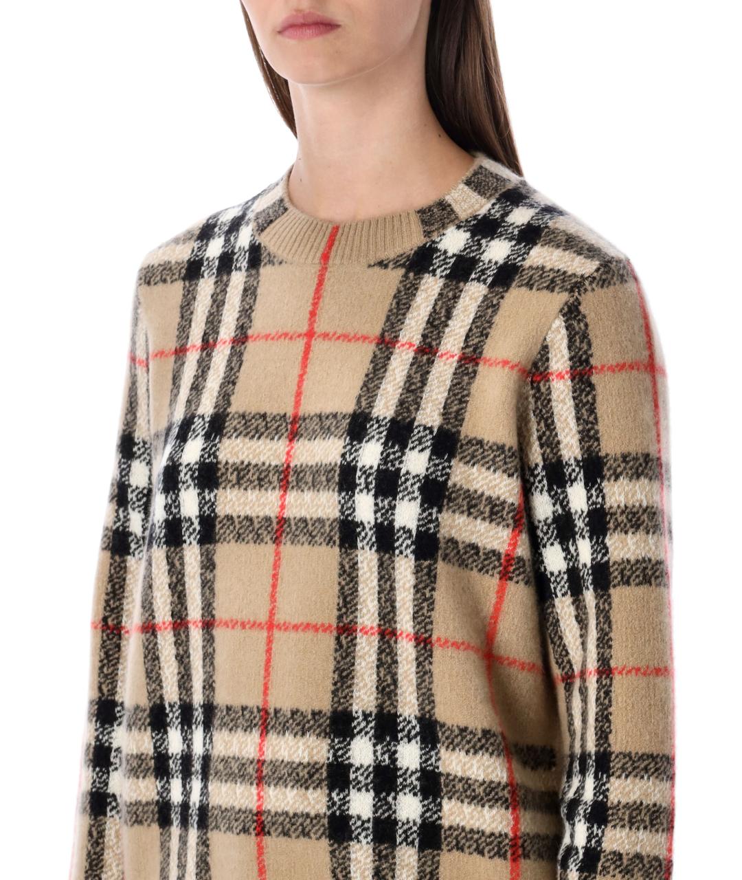 BURBERRY Мульти кашемировый джемпер / свитер, фото 3