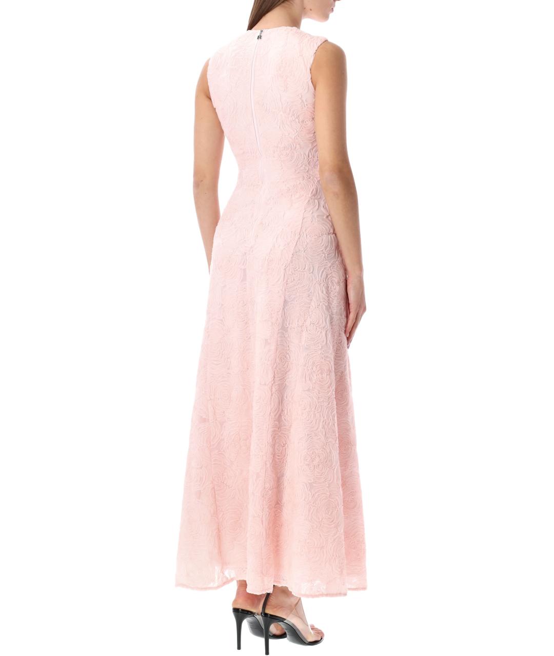 ROTATE Розовое полиэстеровое платье, фото 2