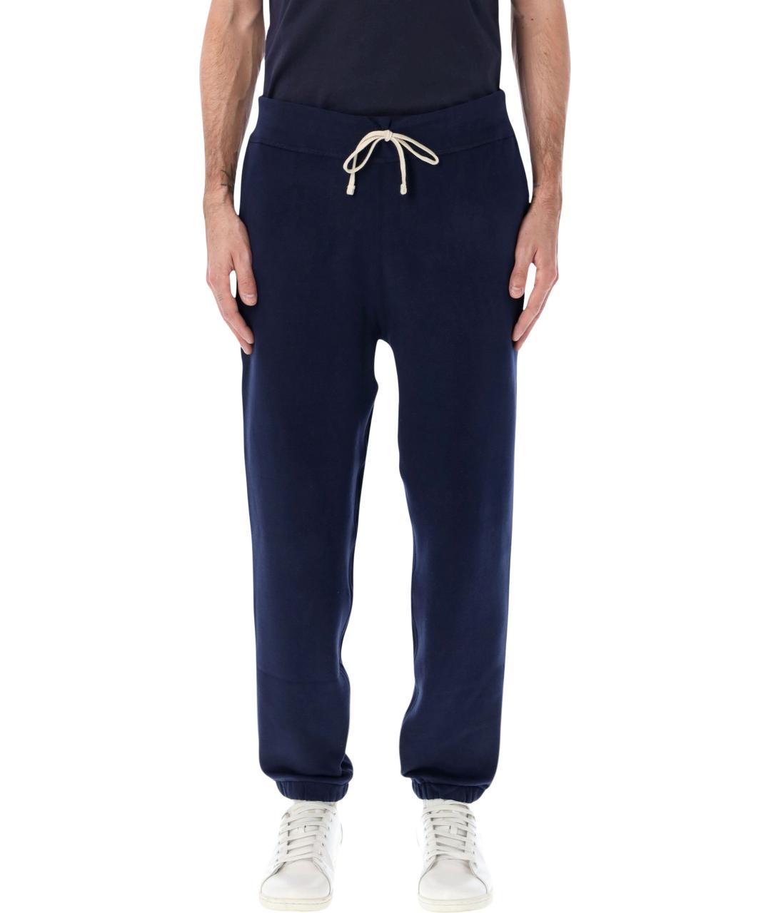 POLO RALPH LAUREN Темно-синие хлопковые повседневные брюки, фото 2