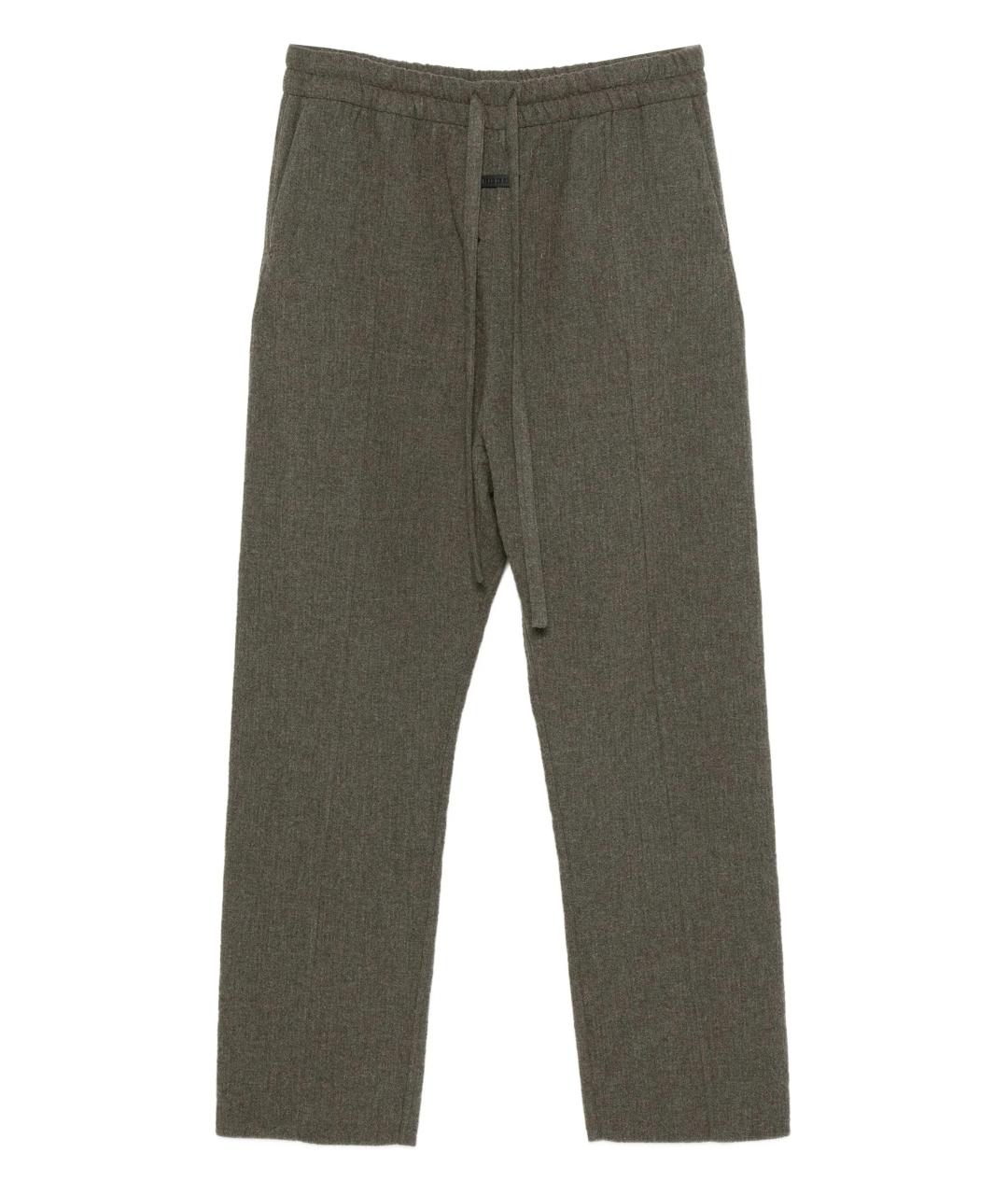 FEAR OF GOD Зеленые шерстяные повседневные брюки, фото 1