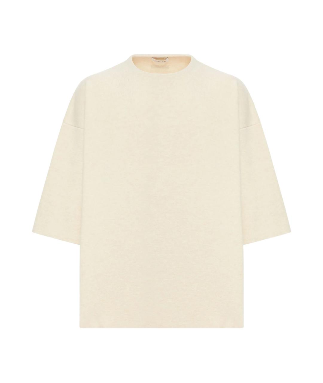 FEAR OF GOD Белый шерстяной джемпер / свитер, фото 1